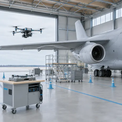 Drones d inspection industrielle en aéronautique : quand l automatisation entre dans le hangar